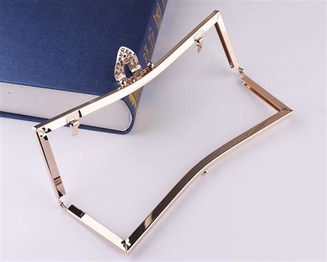 metal box clutch frame|Amazon.com: Metal Purse Frames.